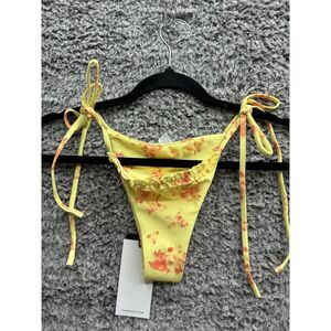 Tiger Mist I'm a Bikini Bottom Size Small Yellow